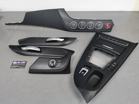 BMW Z4 E89 3D BLACK CARBON INTERIOR TRIM SET