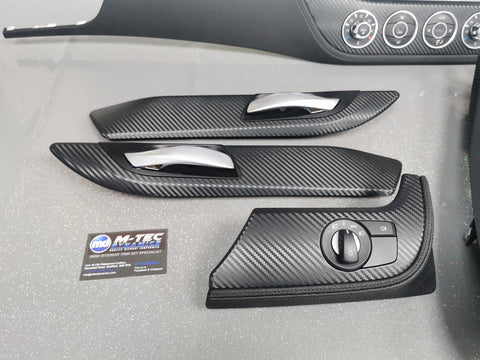 BMW Z4 E89 3D BLACK CARBON INTERIOR TRIM SET