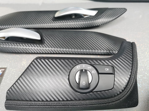 BMW Z4 E89 3D BLACK CARBON INTERIOR TRIM SET