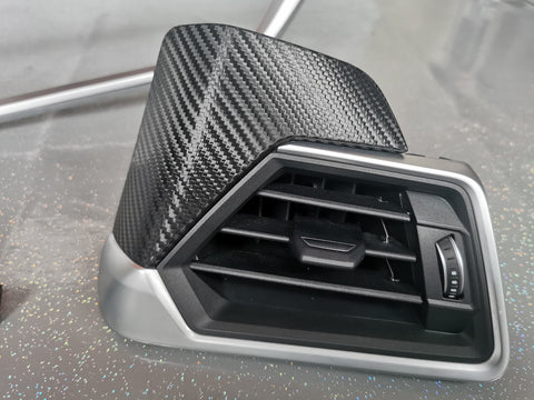 BMW G20 G21 PERFORMANCE STYLE INTERIOR TRIM SET - DEEP TEXTURED GLOSSY BLACK CARBON (MTD-TEX)