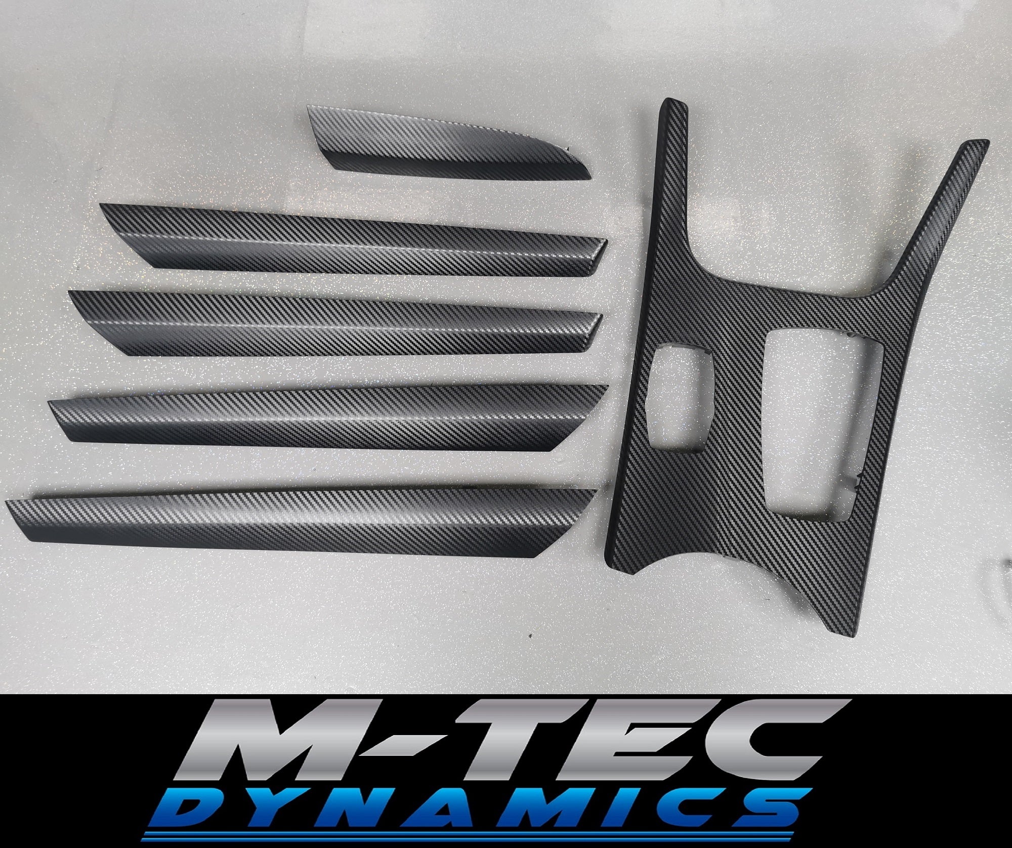 BMW X3 F25 INTERIOR TRIM SET - 3D BLACK CARBON