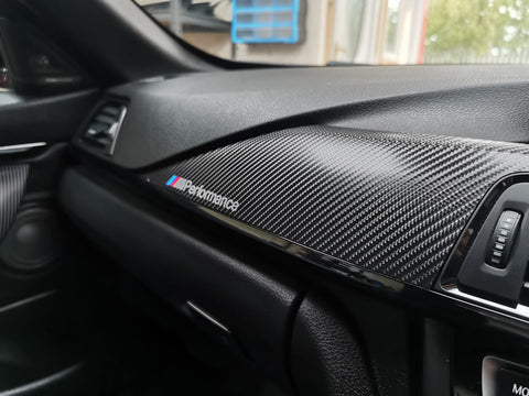 WRAPPING SERVICE - BMW F33 CONVERTIBLE INTERIOR TRIM SET - 4D CARBON