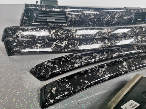 BMW E92 CIC CUSTOM GLOSSY FORGED CARBON INTERIOR TRIM SET