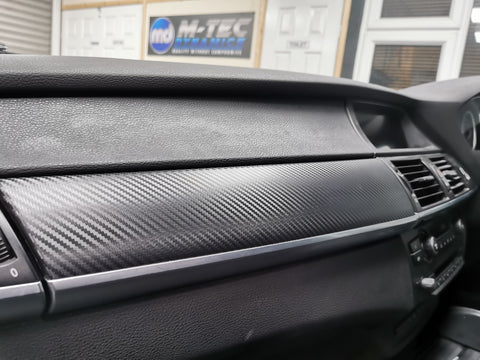 BMW X6 E71 INTERIOR WRAPPING SERVICE - 3D CARBON