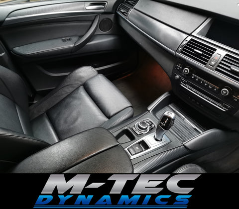 BMW X6 E71 INTERIOR WRAPPING SERVICE - 3D CARBON