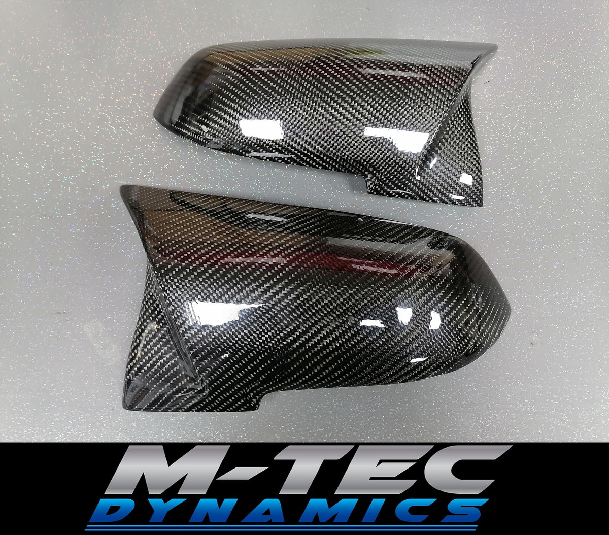 BMW ///M STYLE CARBON FIBRE WING MIRROR COVERS - 5 / 6 SERIES - F10 F11 F06 F12 F13