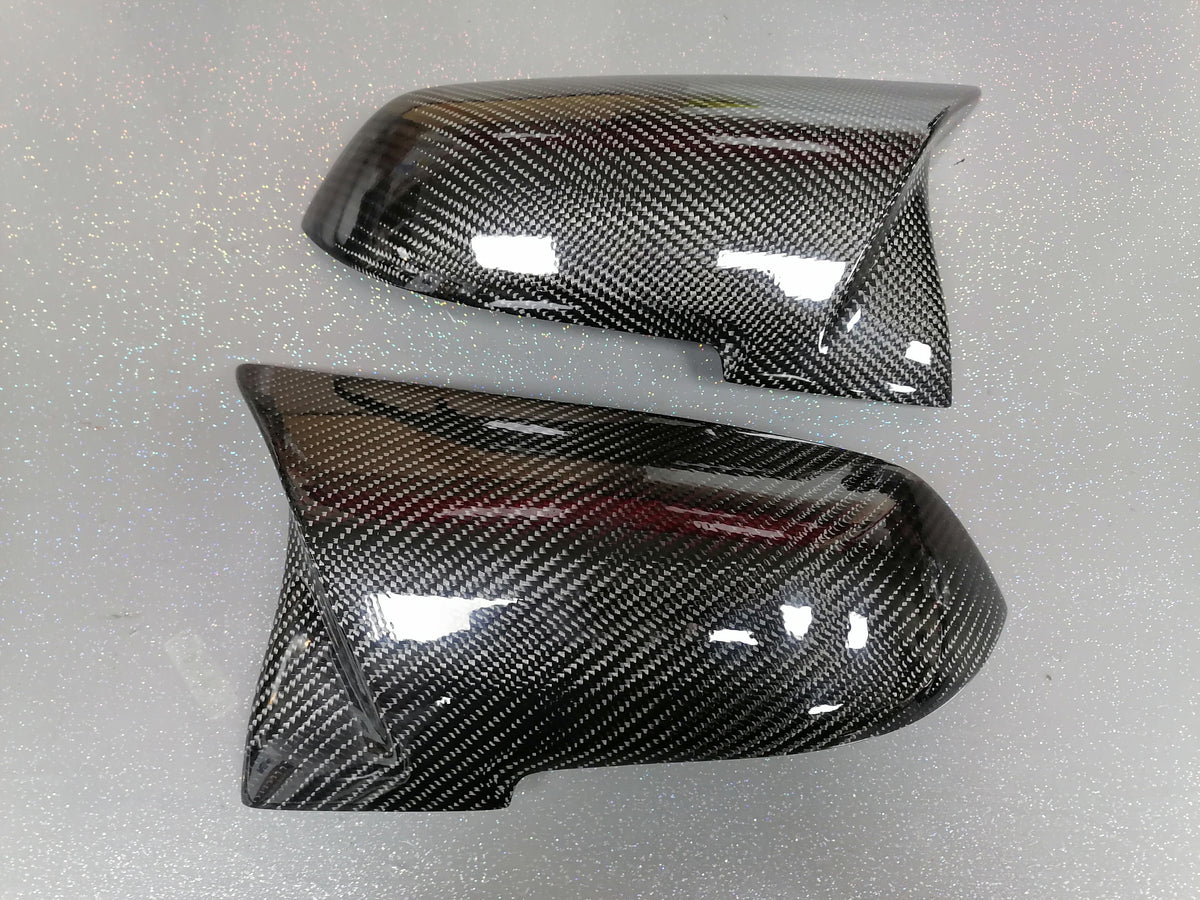 BMW ///M STYLE CARBON FIBRE WING MIRROR COVERS - 5 / 6 SERIES - F10 F11 F06 F12 F13
