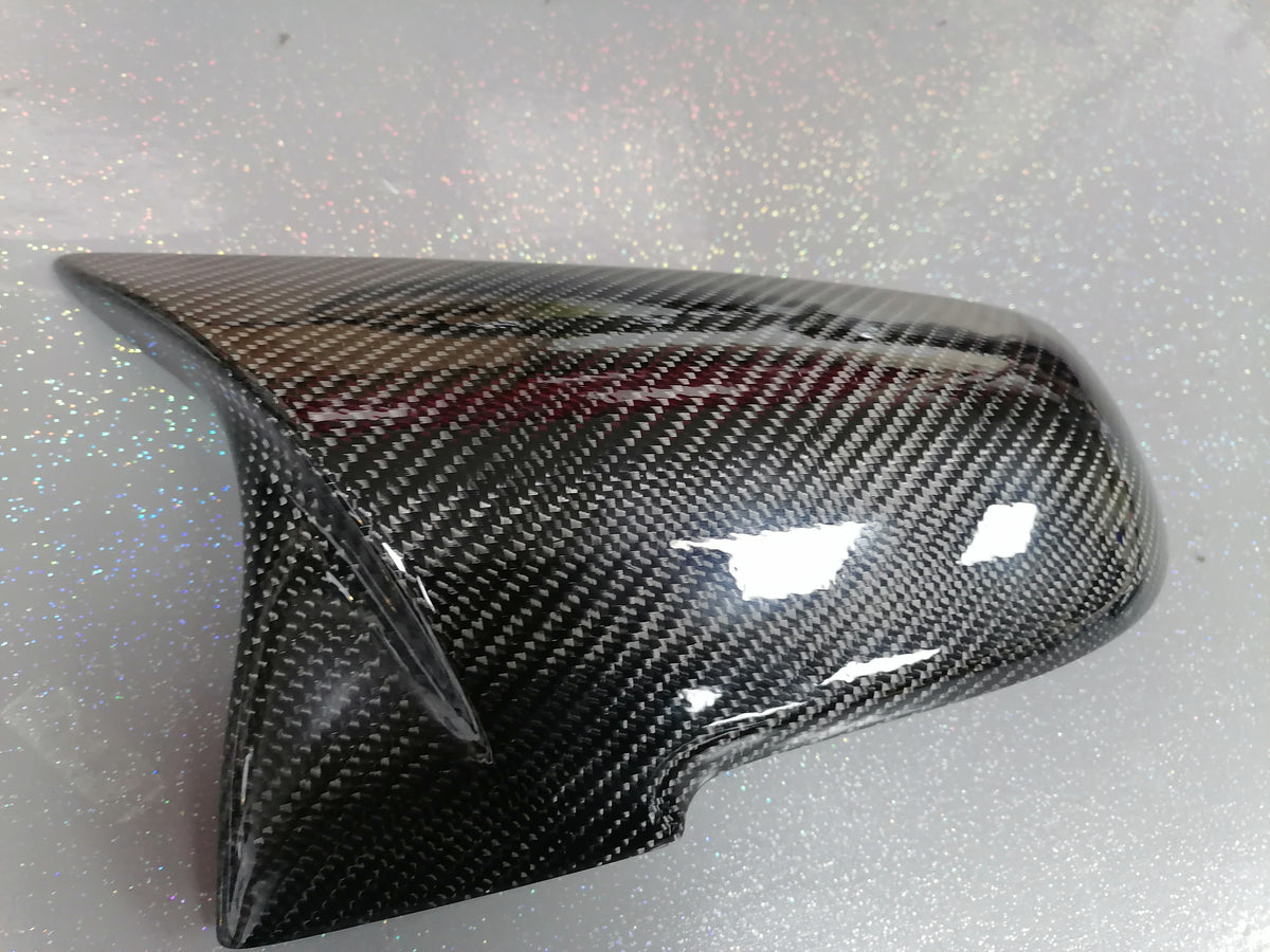 BMW ///M STYLE CARBON FIBRE WING MIRROR COVERS - 5 / 6 SERIES - F10 F11 F06 F12 F13