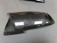 BMW ///M STYLE CARBON FIBRE WING MIRROR COVERS - 5 / 6 SERIES - F10 F11 F06 F12 F13