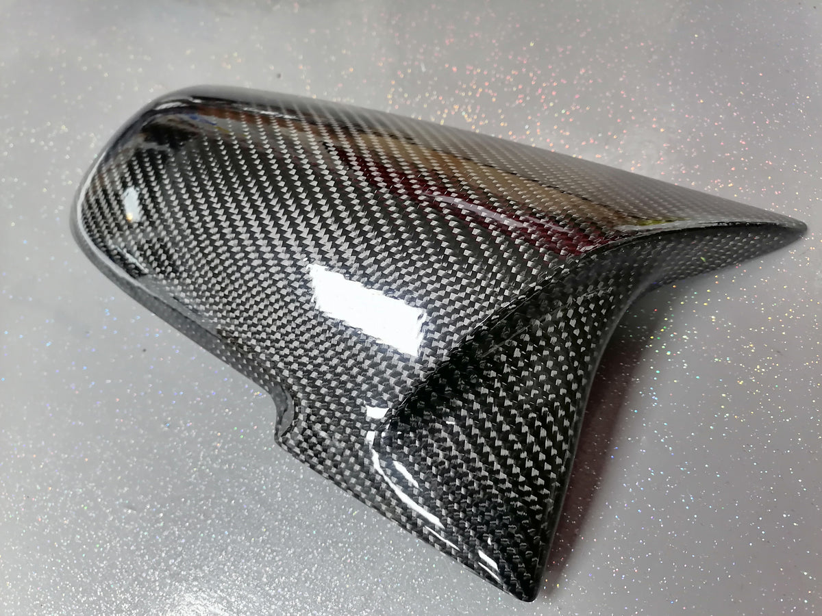 BMW ///M STYLE CARBON FIBRE WING MIRROR COVERS - 5 / 6 SERIES - F10 F11 F06 F12 F13