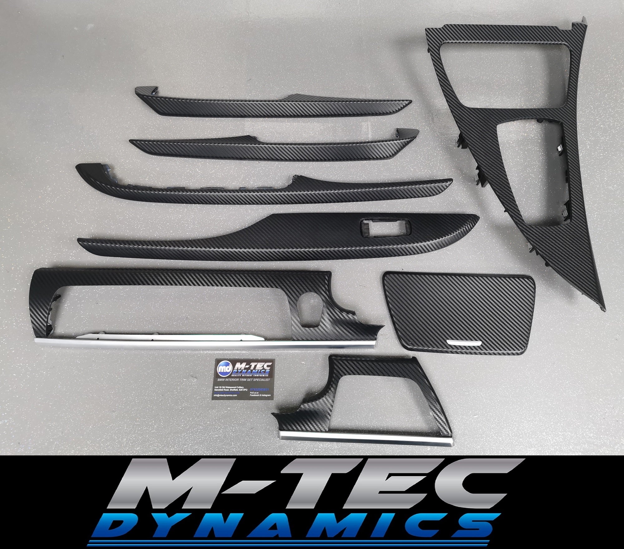 F06 Interior BMW 6-SERIES F06 GRAN COUPE 3D BLACK CARBON INTERIOR TRIM SET – M-Tec ...