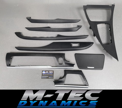 BMW 6-SERIES F06 GRAN COUPE 3D BLACK CARBON INTERIOR TRIM SET