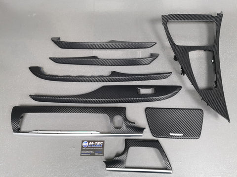 BMW 6-SERIES F06 GRAN COUPE 3D BLACK CARBON INTERIOR TRIM SET