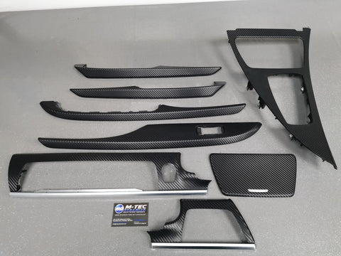 BMW 6-SERIES F06 GRAN COUPE 3D BLACK CARBON INTERIOR TRIM SET
