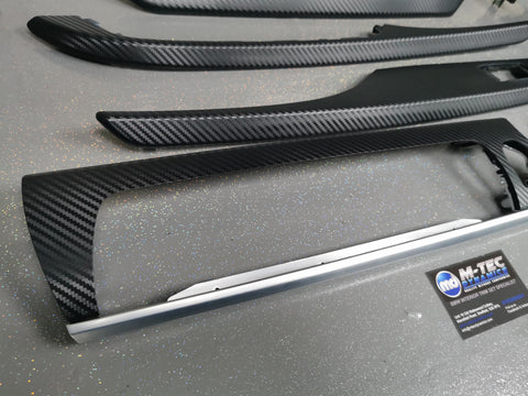 BMW 6-SERIES F06 GRAN COUPE 3D BLACK CARBON INTERIOR TRIM SET