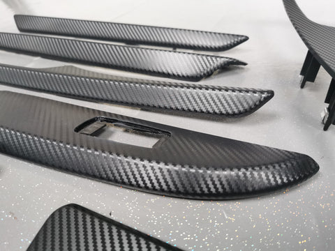 BMW 6-SERIES F06 GRAN COUPE 3D BLACK CARBON INTERIOR TRIM SET