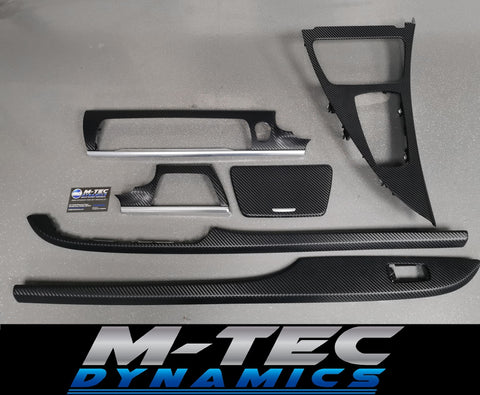 BMW 6-SERIES F13 COUPE 3D BLACK CARBON INTERIOR TRIM SET