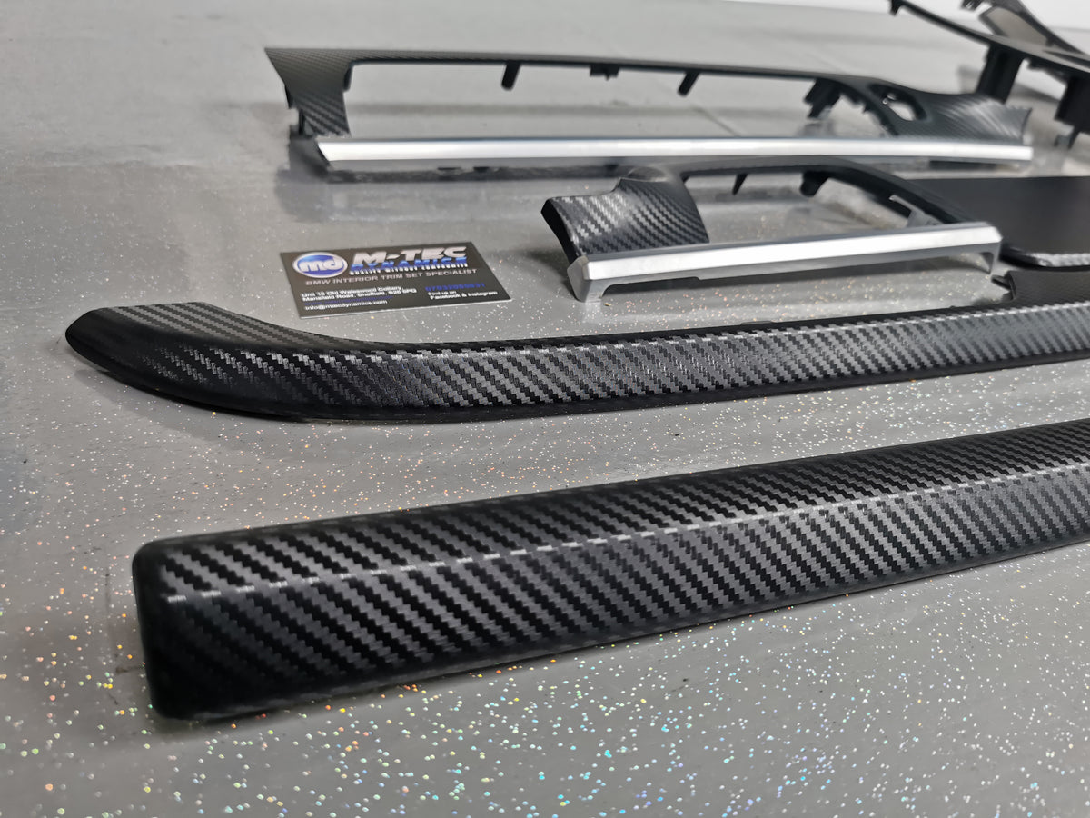 BMW 6-SERIES F13 COUPE INTERIOR TRIM SET - 3D BLACK CARBON
