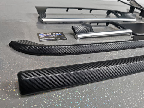 BMW 6-SERIES F13 COUPE 3D BLACK CARBON INTERIOR TRIM SET