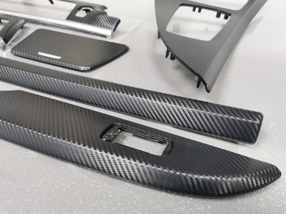 BMW 6-SERIES F13 COUPE INTERIOR TRIM SET - 3D BLACK CARBON