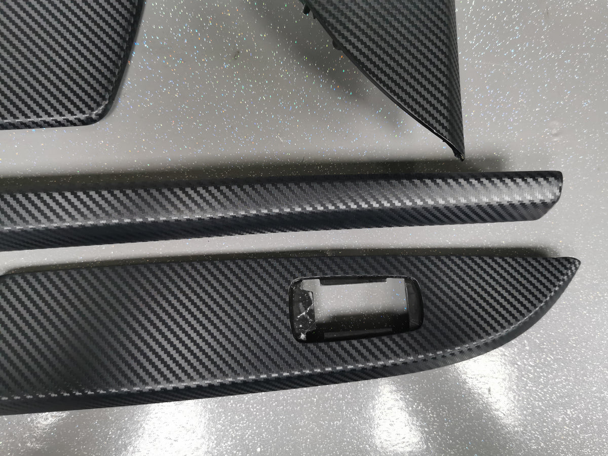 BMW 6-SERIES F13 COUPE INTERIOR TRIM SET - 3D BLACK CARBON