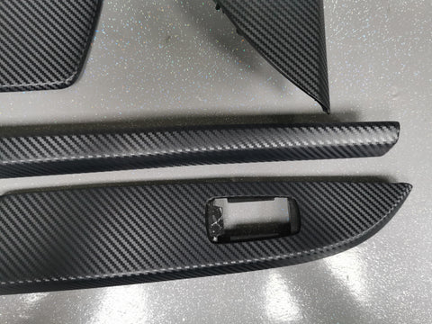 BMW 6-SERIES F13 COUPE 3D BLACK CARBON INTERIOR TRIM SET