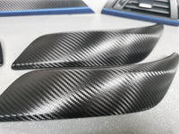 BMW F20 INTERIOR TRIM SET - TEXTURED CARBON / BLUE ACCENT