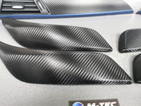 BMW F20 INTERIOR TRIM SET - TEXTURED CARBON / BLUE ACCENT
