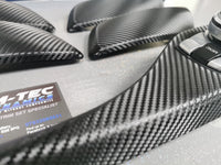 BMW F20 INTERIOR TRIM SET - TEXTURED CARBON / BLUE ACCENT