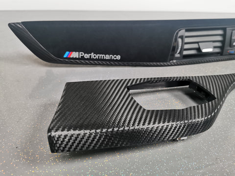 BMW F20 LCI-2 PERFORMANCE STYLE INTERIOR TRIM SET - DEEP TEXTURED GLOSSY CARBON (MTD-TEX)