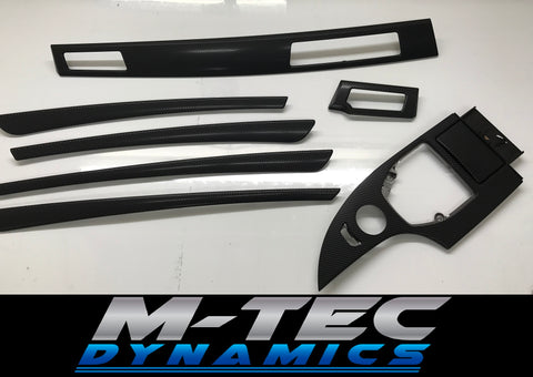 BMW E60 LCI BLACK 4D CARBON FIBRE TRIM SET