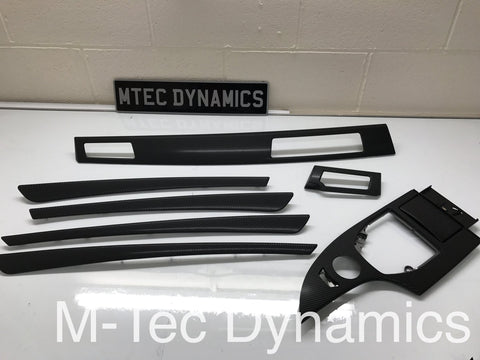 BMW E60 LCI BLACK 4D CARBON FIBRE TRIM SET