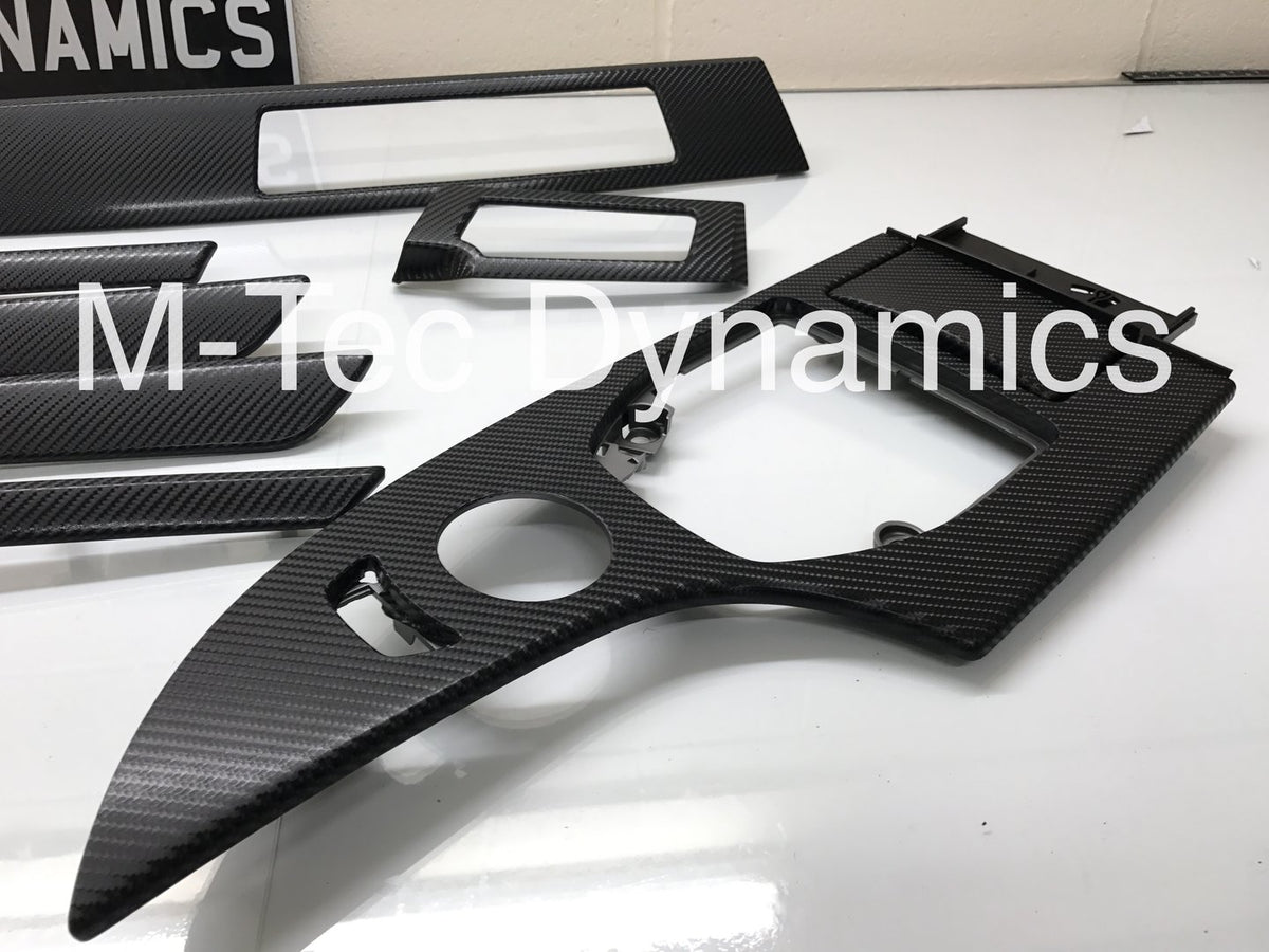 BMW E60 LCI INTERIOR TRIM SET - BLACK 4D CARBON