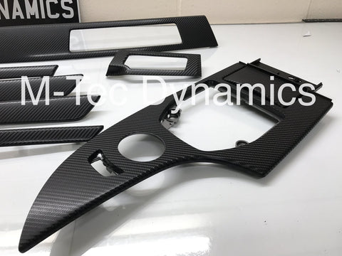 BMW E60 LCI BLACK 4D CARBON FIBRE TRIM SET