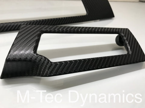 BMW E60 LCI BLACK 4D CARBON FIBRE TRIM SET