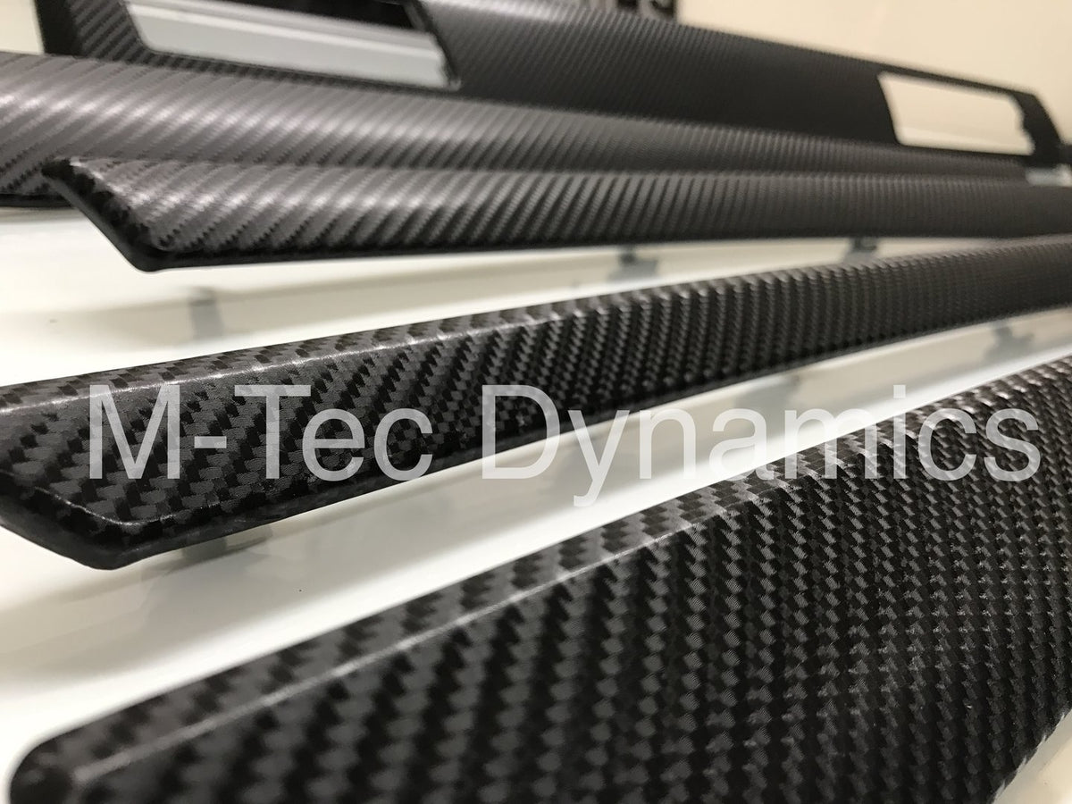 BMW E60 LCI INTERIOR TRIM SET - BLACK 4D CARBON