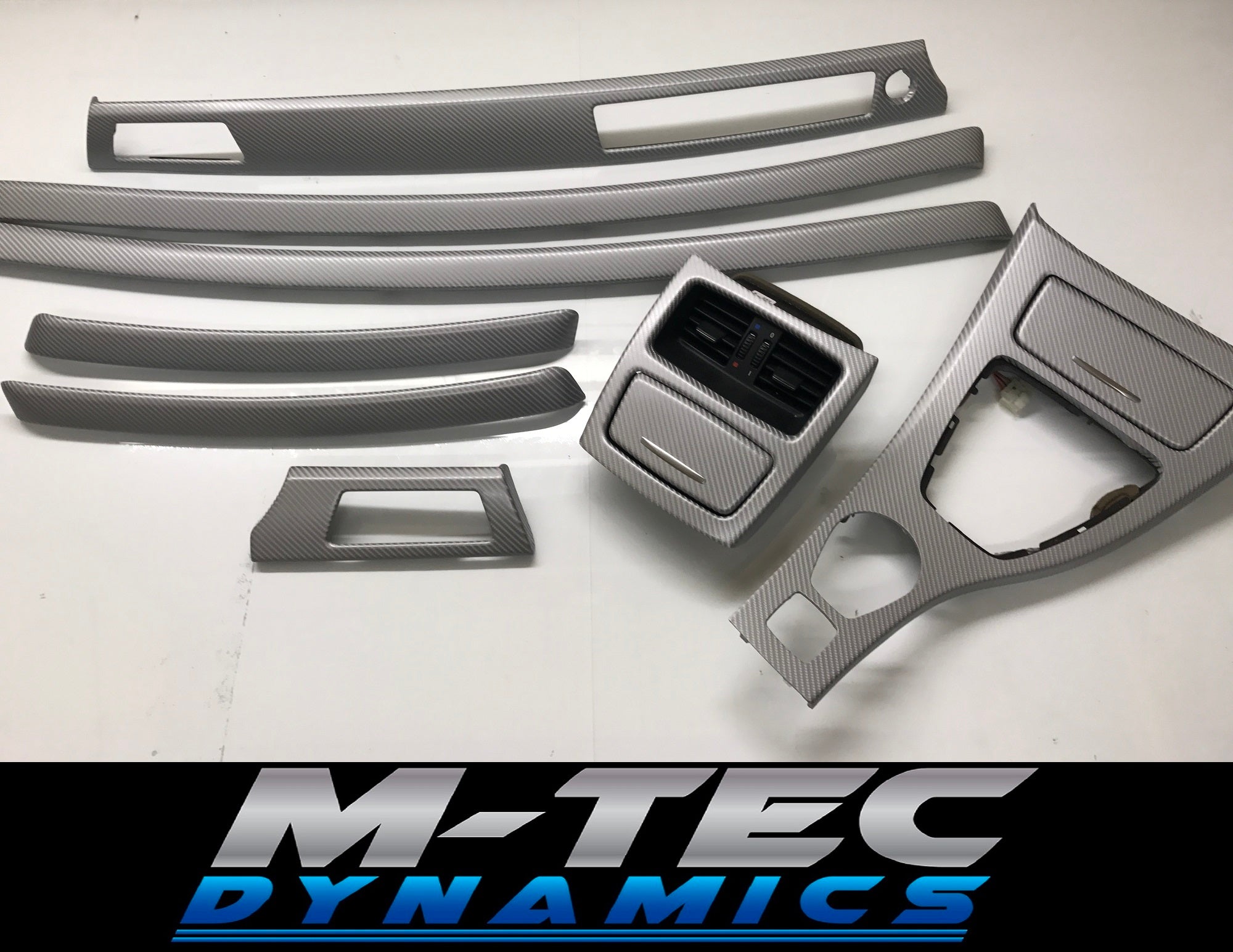 BMW E93 CONVERTIBLE 4D SILVER CARBON INTERIOR TRIM SET