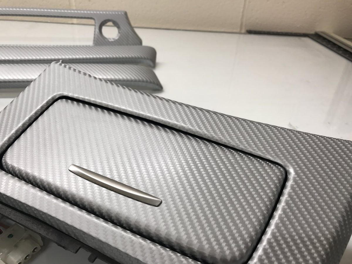 BMW E93 CONVERTIBLE  INTERIOR TRIM SET - 4D SILVER CARBON