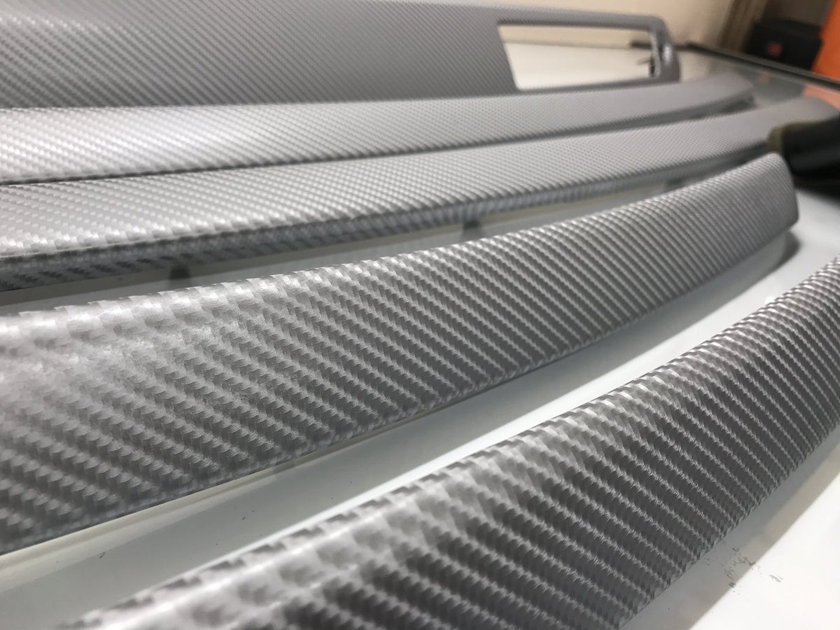 BMW E93 CONVERTIBLE  INTERIOR TRIM SET - 4D SILVER CARBON