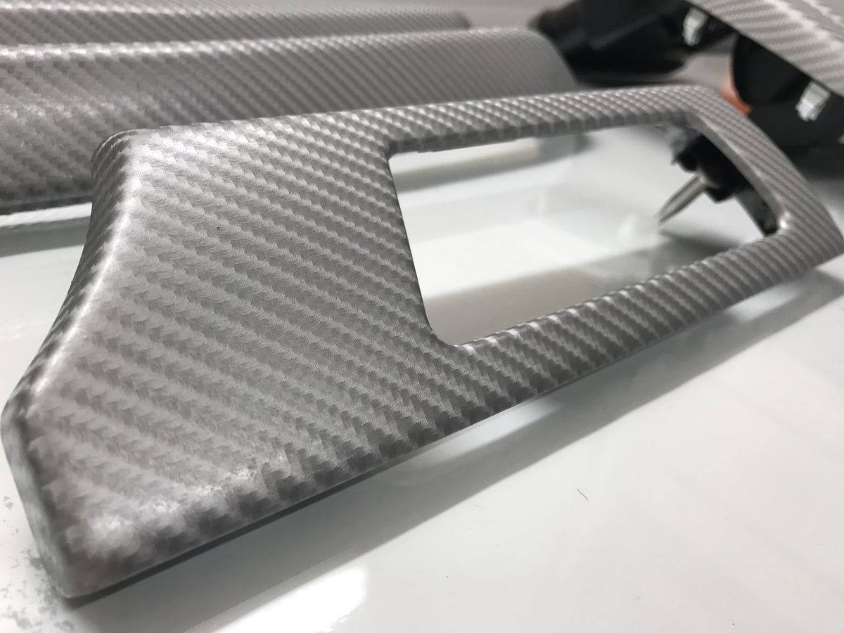 BMW E93 CONVERTIBLE  INTERIOR TRIM SET - 4D SILVER CARBON