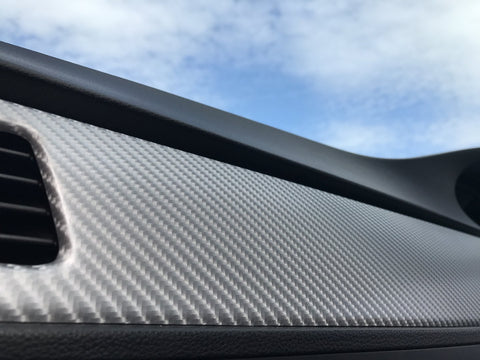 BMW E90 GLOSSY 4D SILVER CARBON INTERIOR TRIM SET