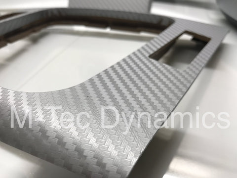 BMW E46 COUPE 3D SILVER CARBON INTERIOR TRIM SET