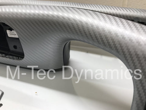 BMW E46 COUPE 3D SILVER CARBON INTERIOR TRIM SET