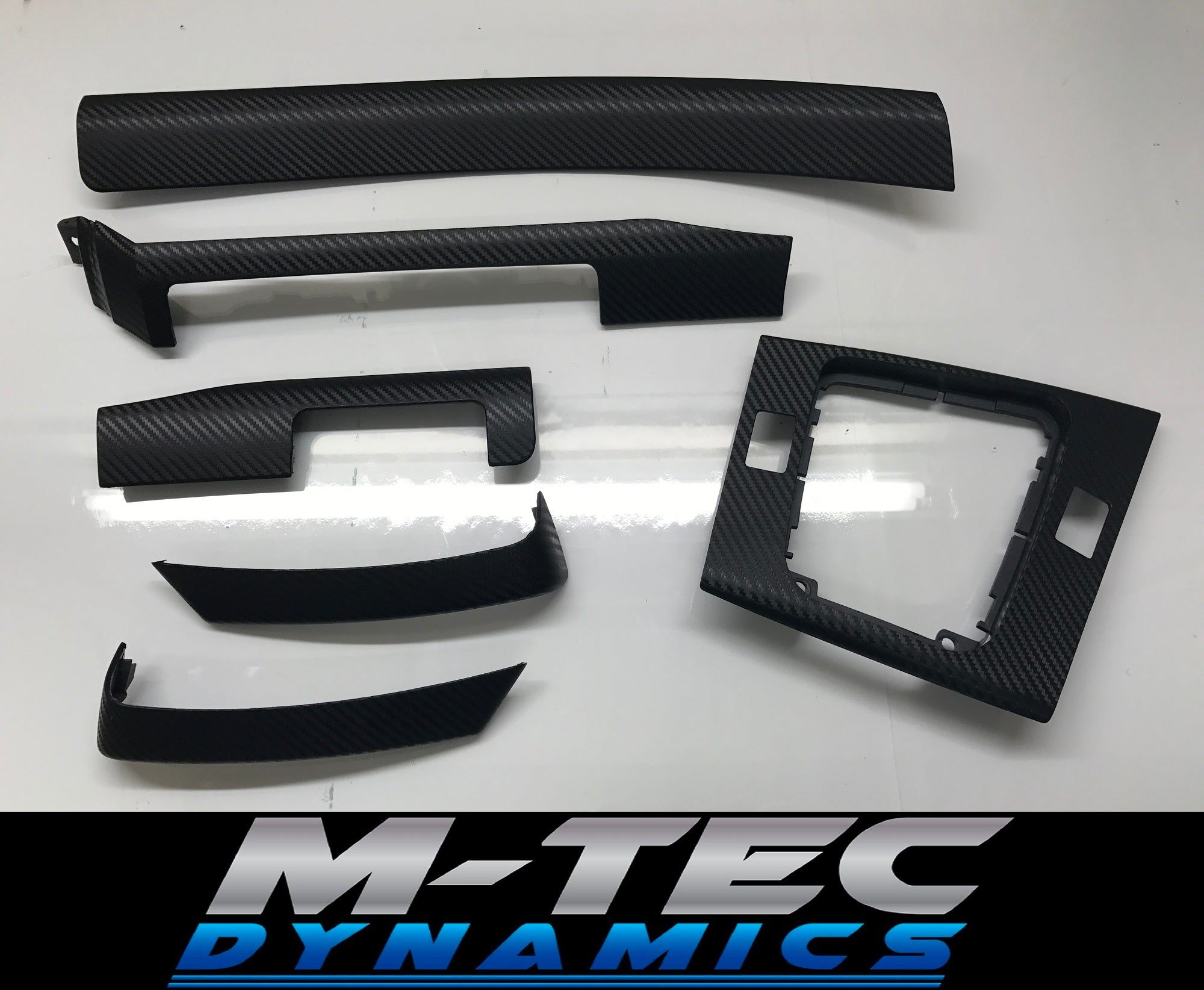 BMW E46 COMPACT 3D BLACK CARBON INTERIOR TRIM SET