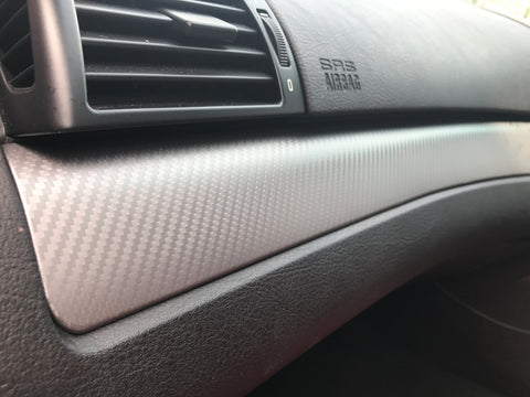 WRAPPING SERVICE - BMW E46 COUPE / CONVERTIBLE INTERIOR TRIM SET - GREY CARBON