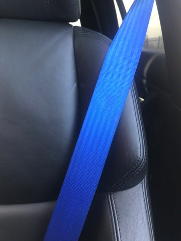 BMW E36 COUPE M3 CUSTOM BLUE FRONT SEAT BELT SET