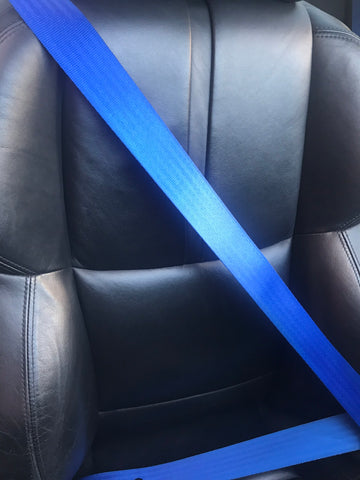 BMW E36 COUPE M3 CUSTOM BLUE FRONT SEAT BELT SET