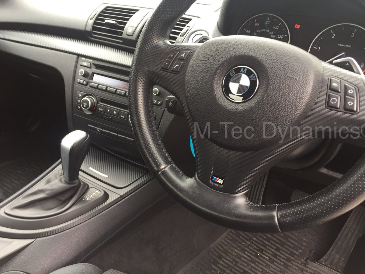 BMW E81 E82 INTERIOR TRIM SET - 3D BLACK CARBON