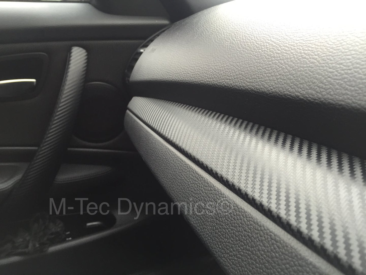 BMW E81 E82 INTERIOR TRIM SET - 3D BLACK CARBON
