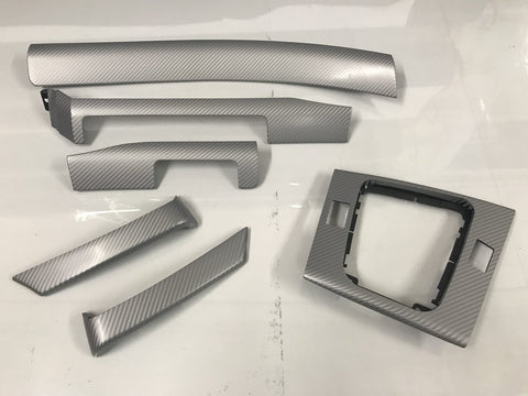 BMW E46 COMPACT 4D SILVER CARBON INTERIOR TRIM SET